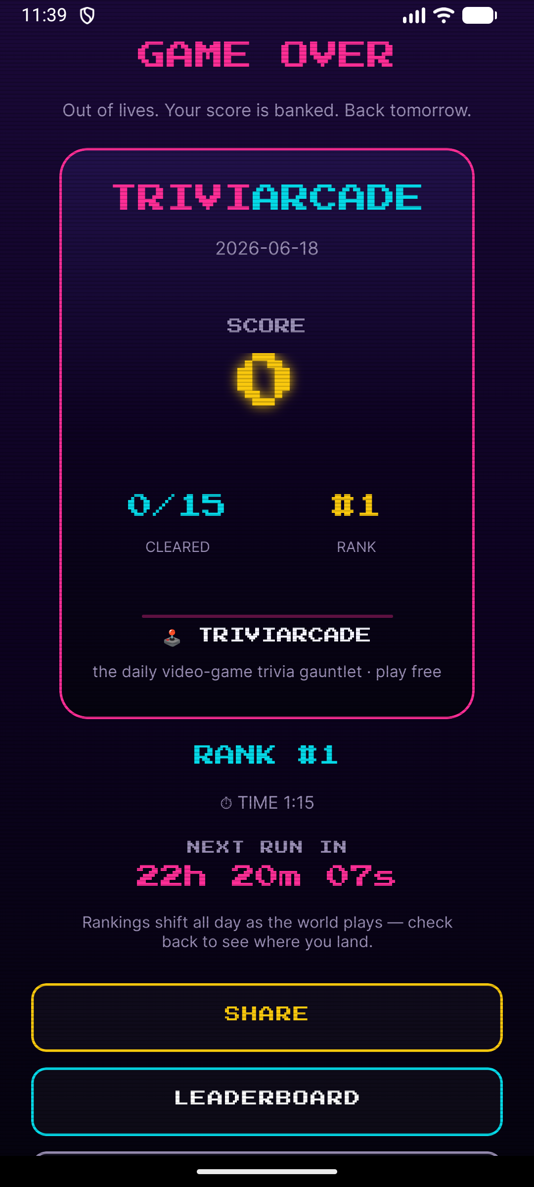 BANK YOUR SCORE
